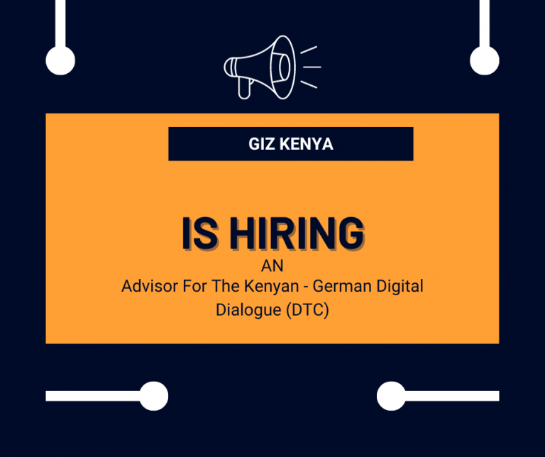 Advisor For The Kenyan - German Digital Dialogue (DTC)