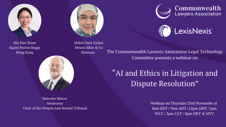 AI and Ethics in Litigation and Dispute Resolution