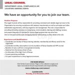 Simba Corporation LTD is Hiring a LEGAL COUNSEL