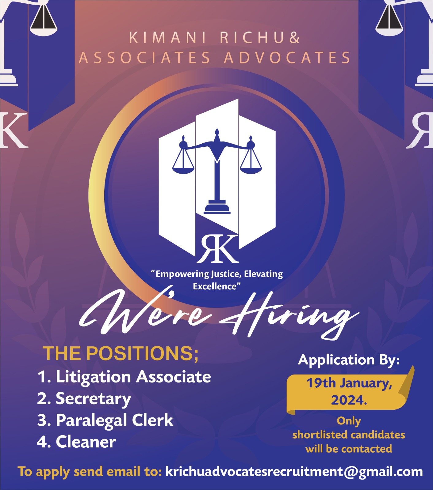 KIMANI RICHU&
ASSOCIATES ADVOCATES